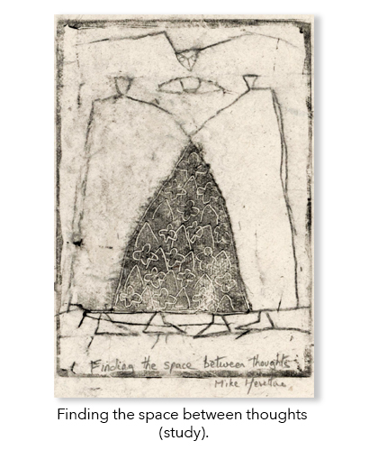Drawing study by Mike Heseltine.
