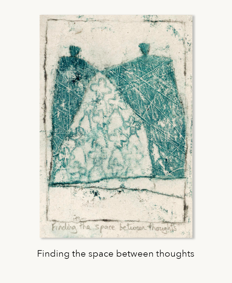 A universal consciousness by Edinburgh artist Mike Heseltine.