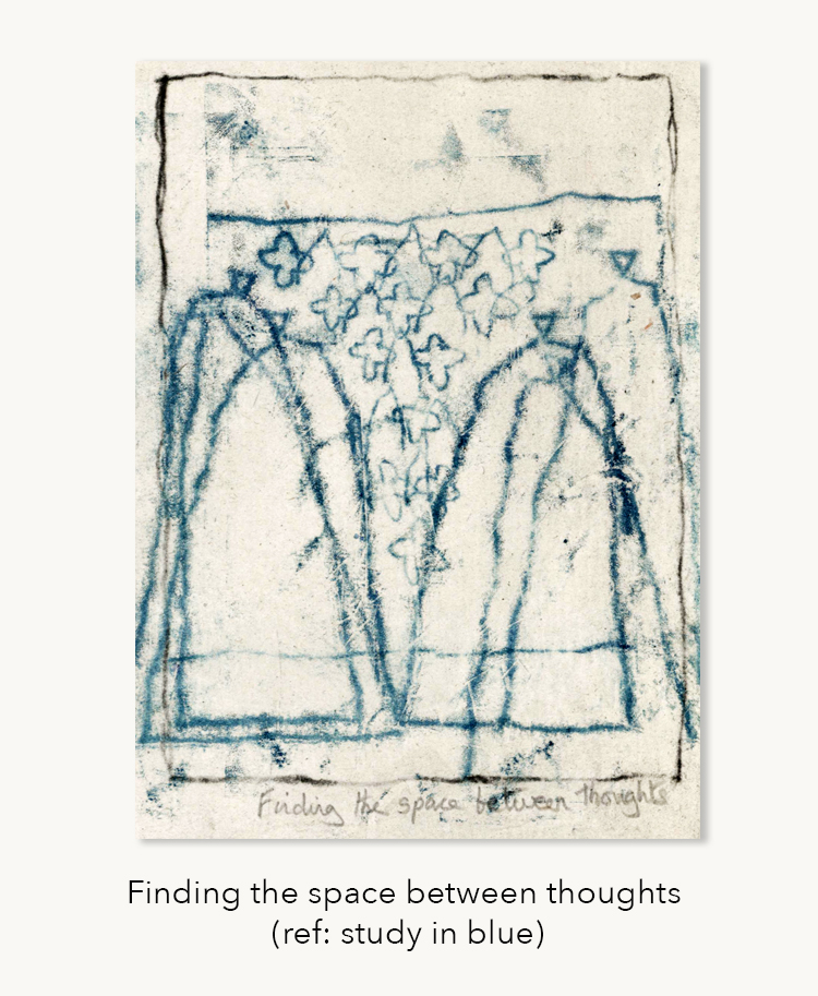 Space between thoughts by Edinburgh artist Mike Heseltine.