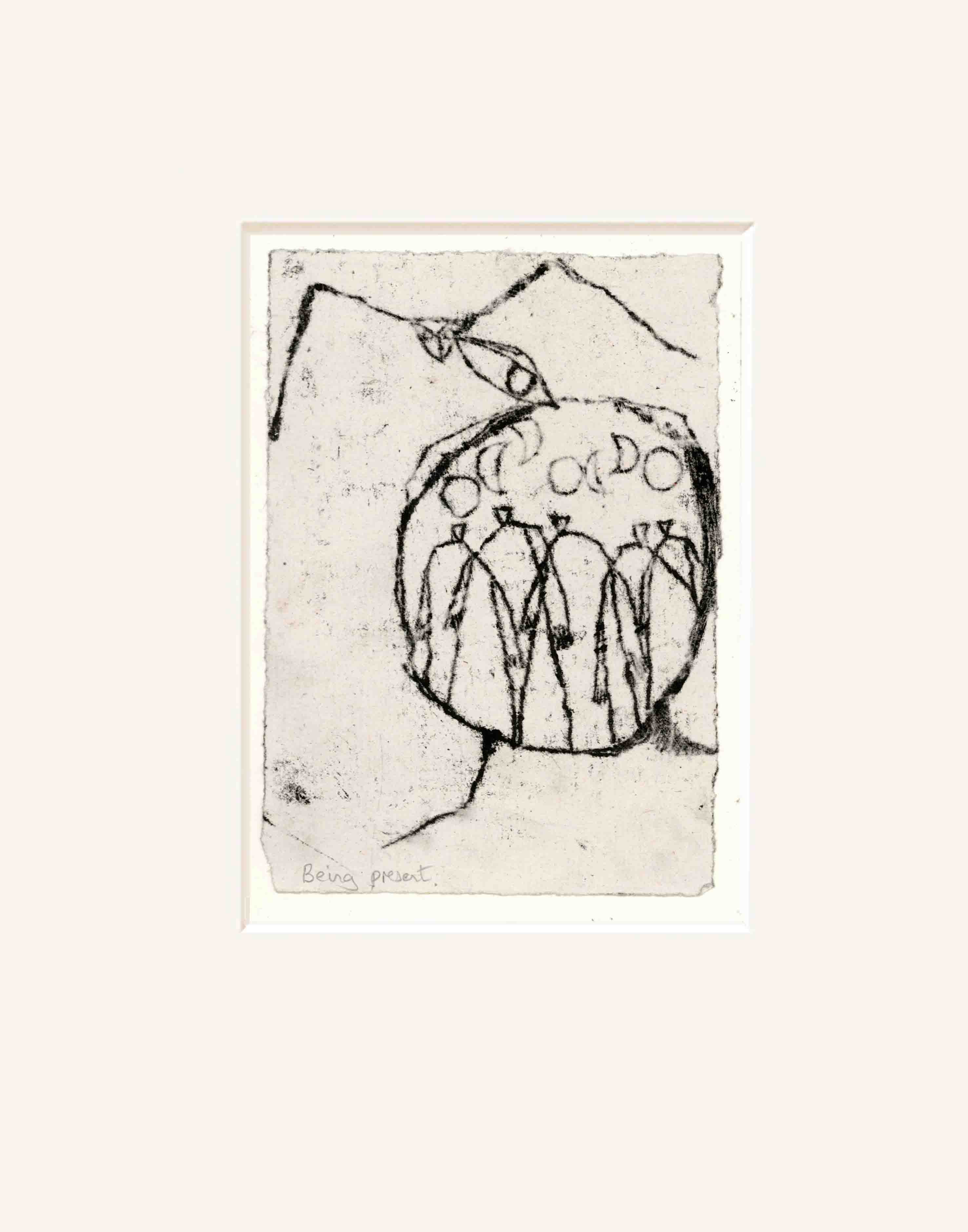 Being present art work by Heseltine.