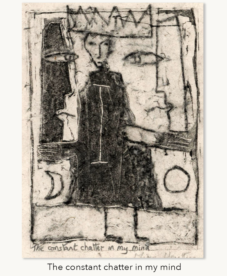 The constant chatter in my mind.