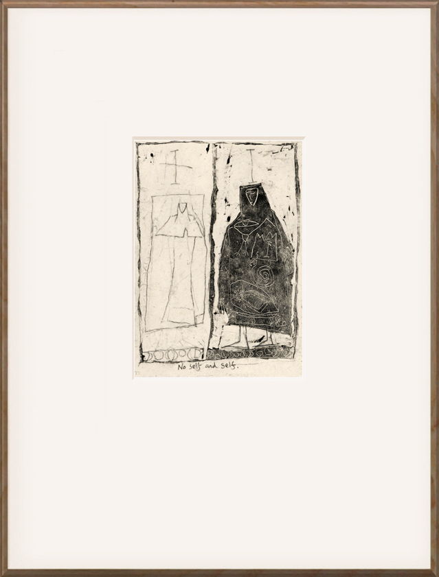 No self and self by Edinburgh artist Heseltine.