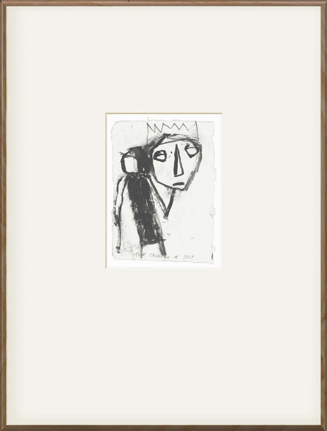 The eyes of the self open drawing.