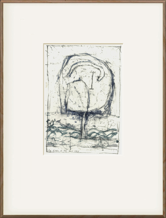 The eyes of the self open drawing.